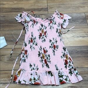 Super cute pink stretchy mini dress
